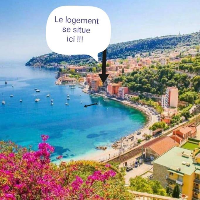 Appartement Cosy Situe A 2Mn De La Plage A Pied Climatise Villefranche-sur-Mer Exterior foto